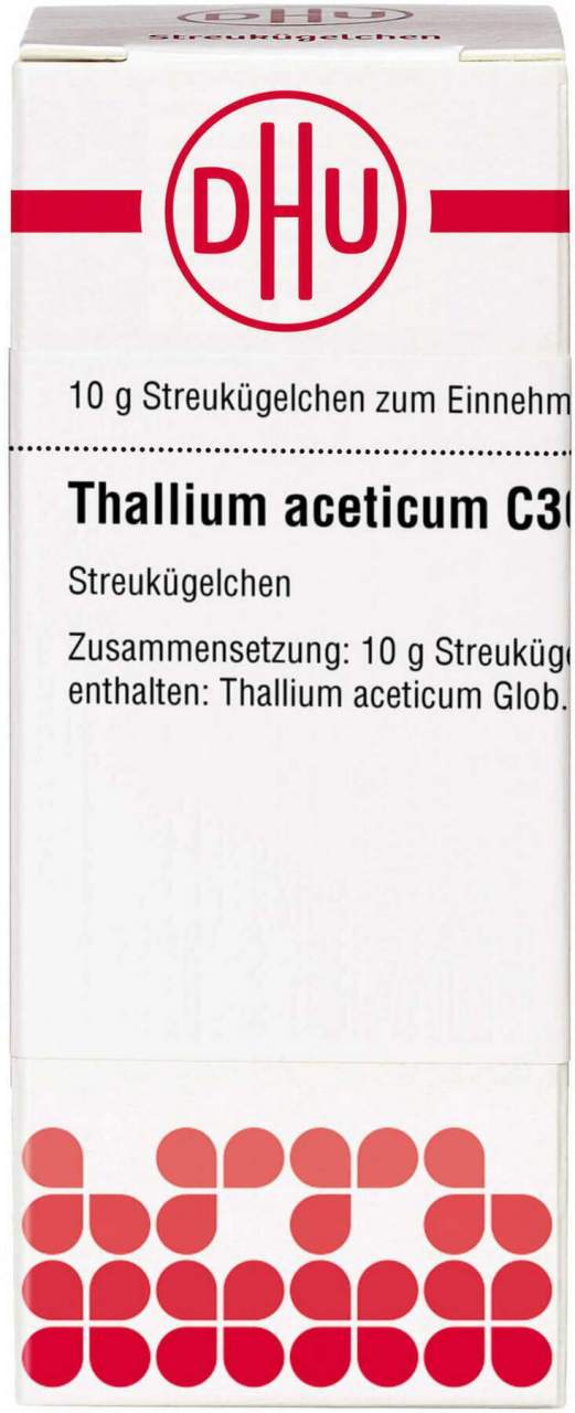 DHU Thallium Aceticum C30 10 g Globuli