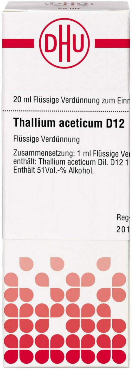 DHU Thallium Aceticum D12 20 ml Dilution