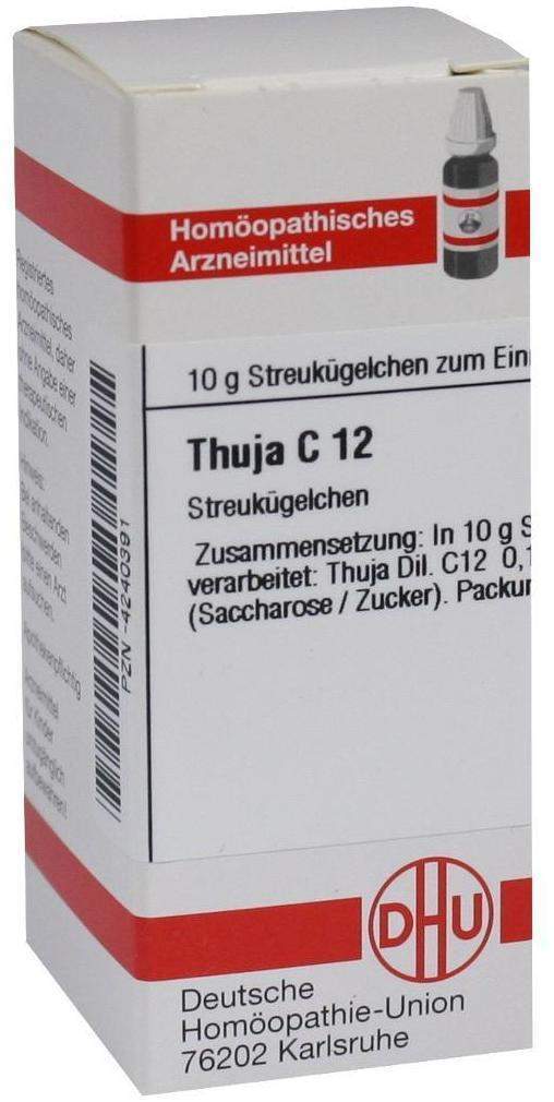DHU Thuja C12 10 g Globuli