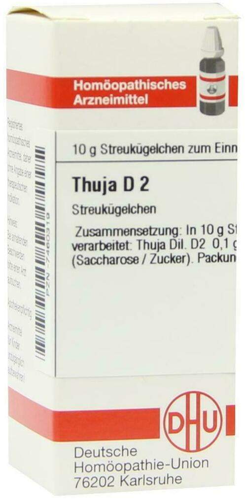 DHU Thuja D2 10 g Globuli