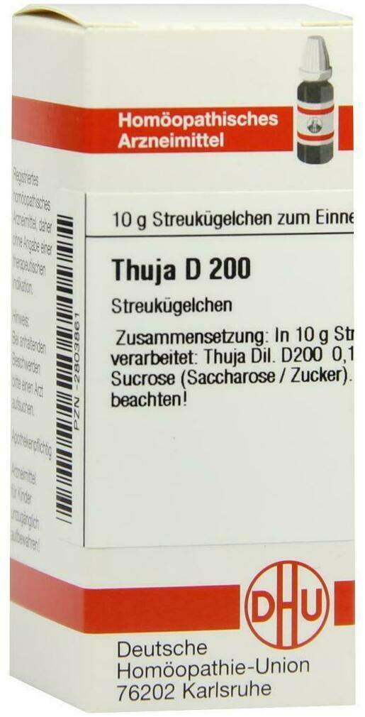 DHU Thuja D200 10 g Globuli