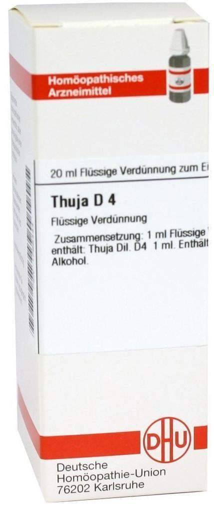 DHU Thuja D4 20 ml Dilution