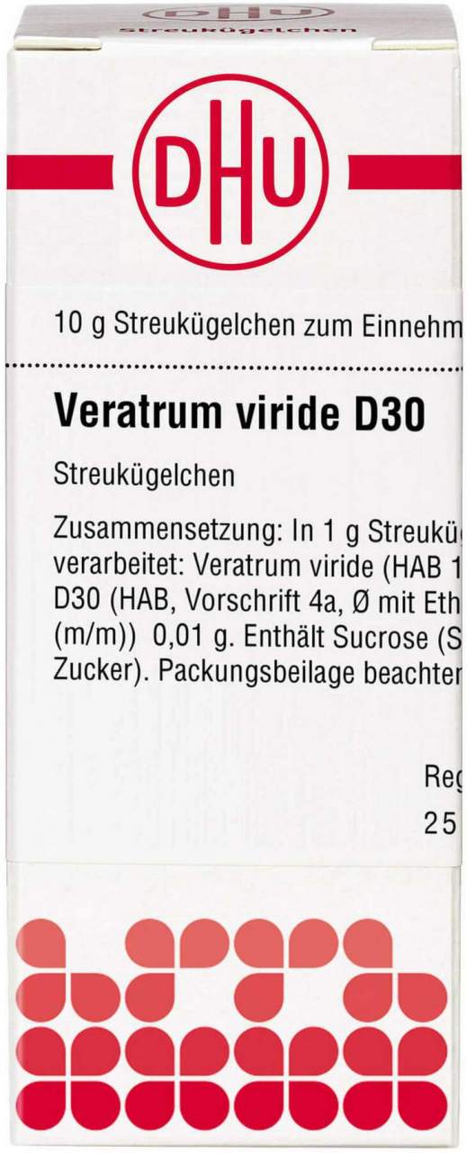 DHU Veratrum Viride D30 10 g Globuli