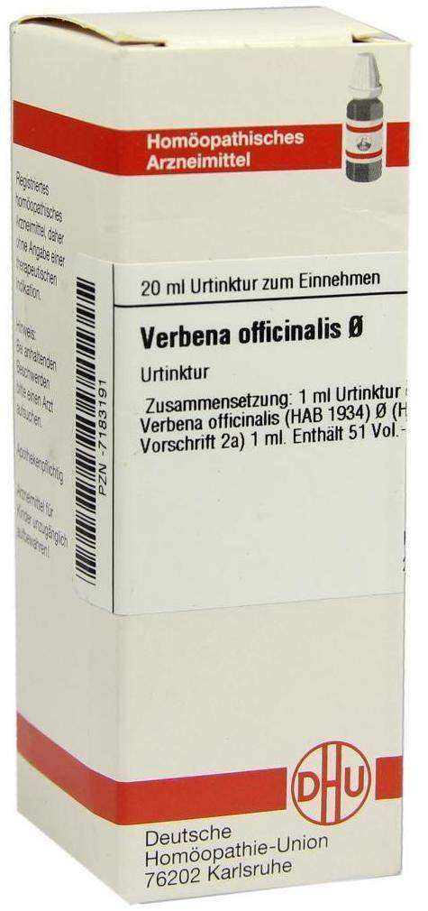 DHU Verbena Officinalis Urtinktur 20 ml Dilution