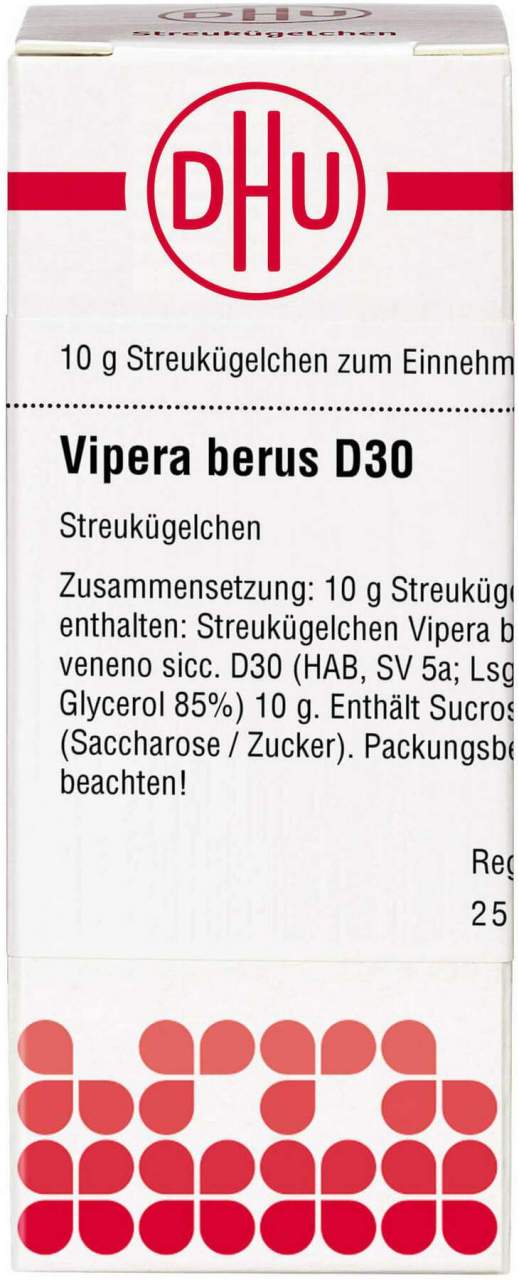 DHU Vipera Berus D30 10 g Globuli