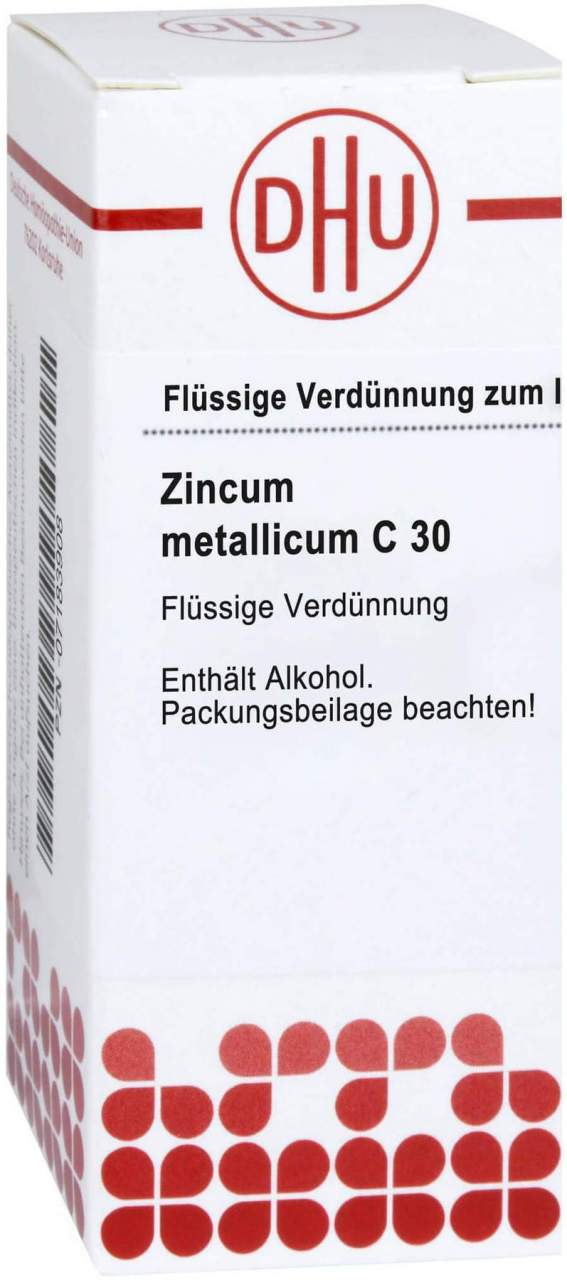 DHU Zincum Metallicum C30 20 ml Dilution