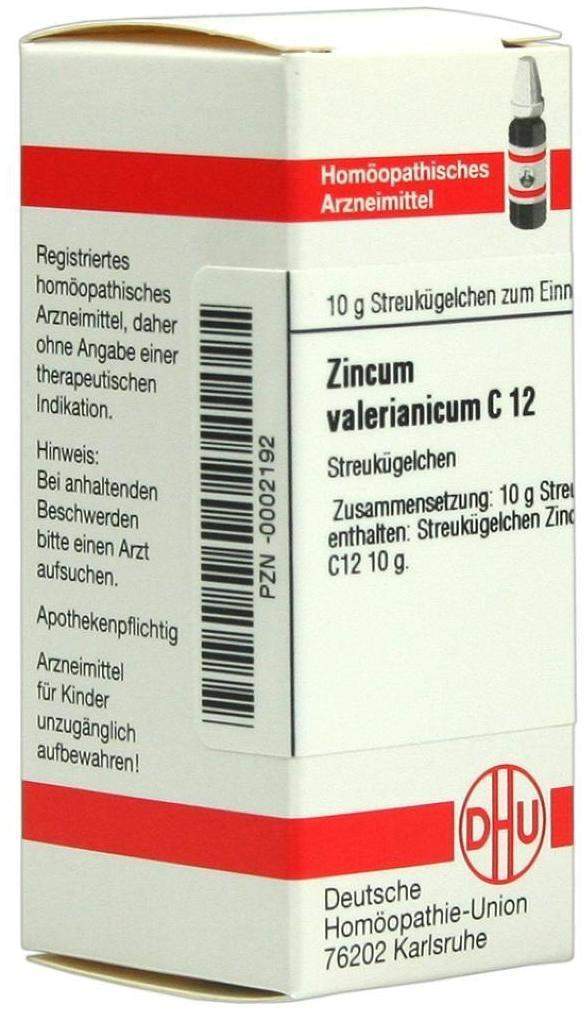 DHU Zincum Valerianicum C12 10 g Globuli