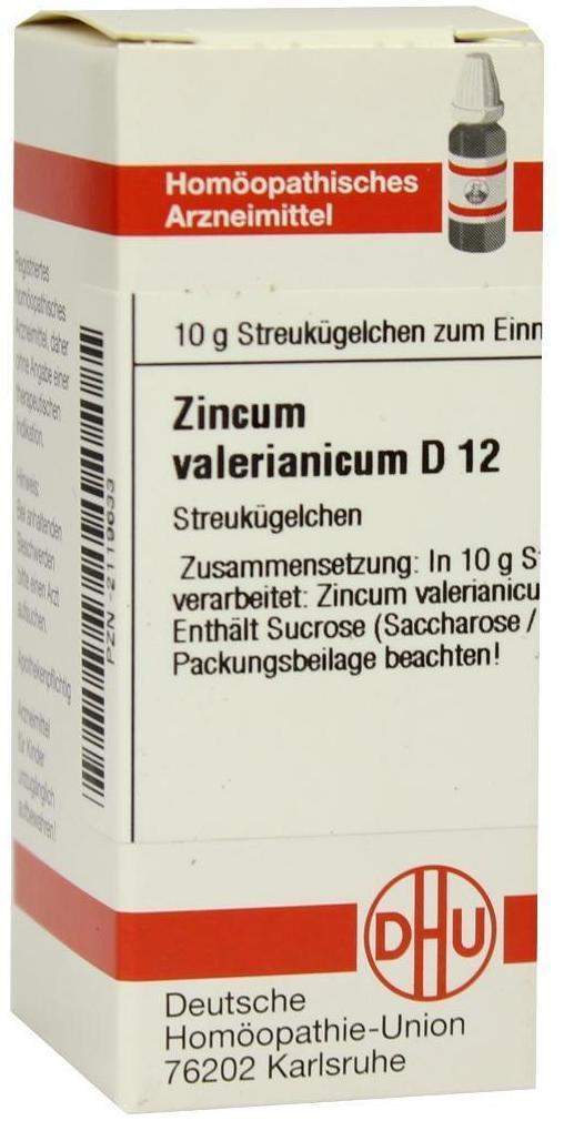 DHU Zincum Valerianicum D12 10 g Globuli