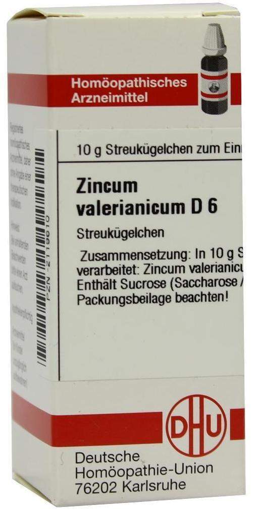 DHU Zincum Valerianicum D6 10 g Globuli