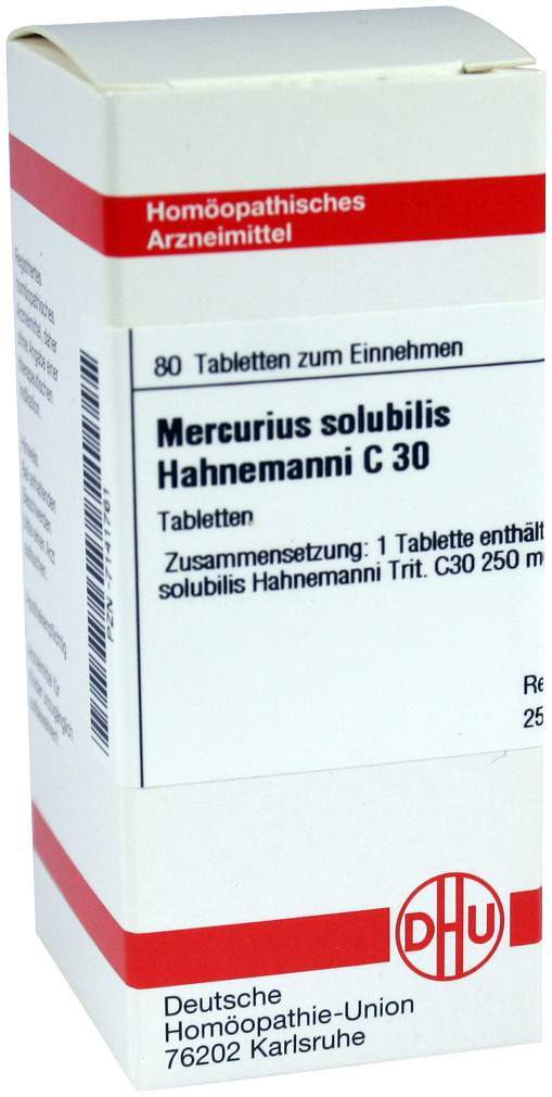 Dhu Mercurius Solubilis Hahnemanni C10 Globuli