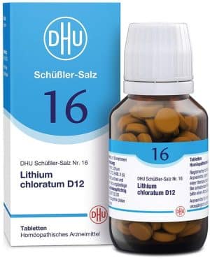 Dhu Schüßler-Salz Nr. 16 Lithium Chloratum D12 200 Tabletten