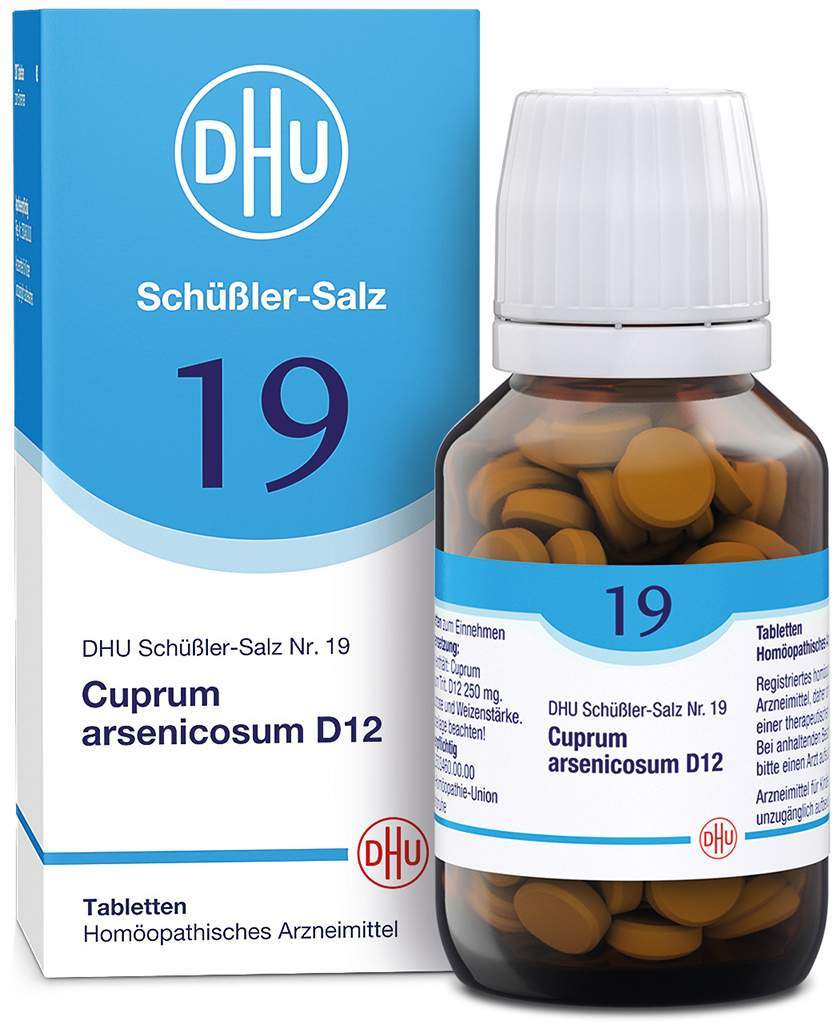 Dhu Schüßler-Salz Nr. 19 Cuprum Arsenicosum D12 200 Tabletten