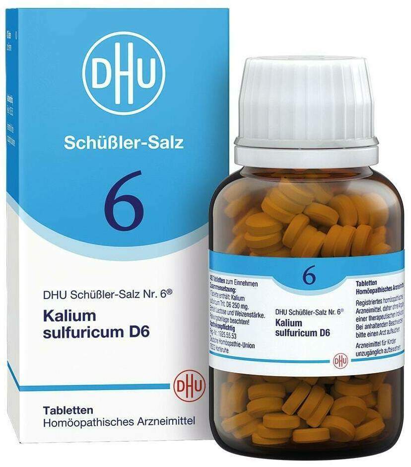 Dhu Schüßler-Salz Nr. 6 Kalium Sulfuricum D6 420 Tabletten