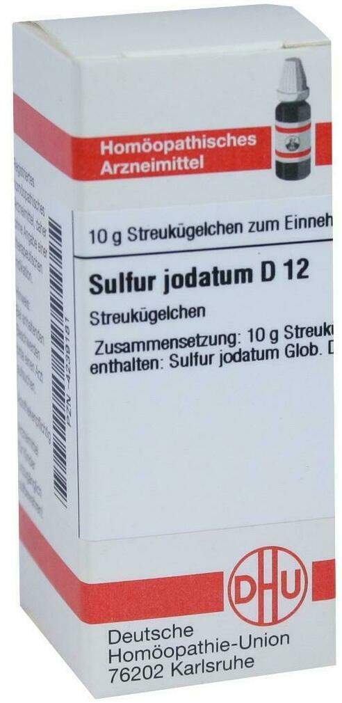 Dhu Sulfur Jodatum D12 10 G Globuli