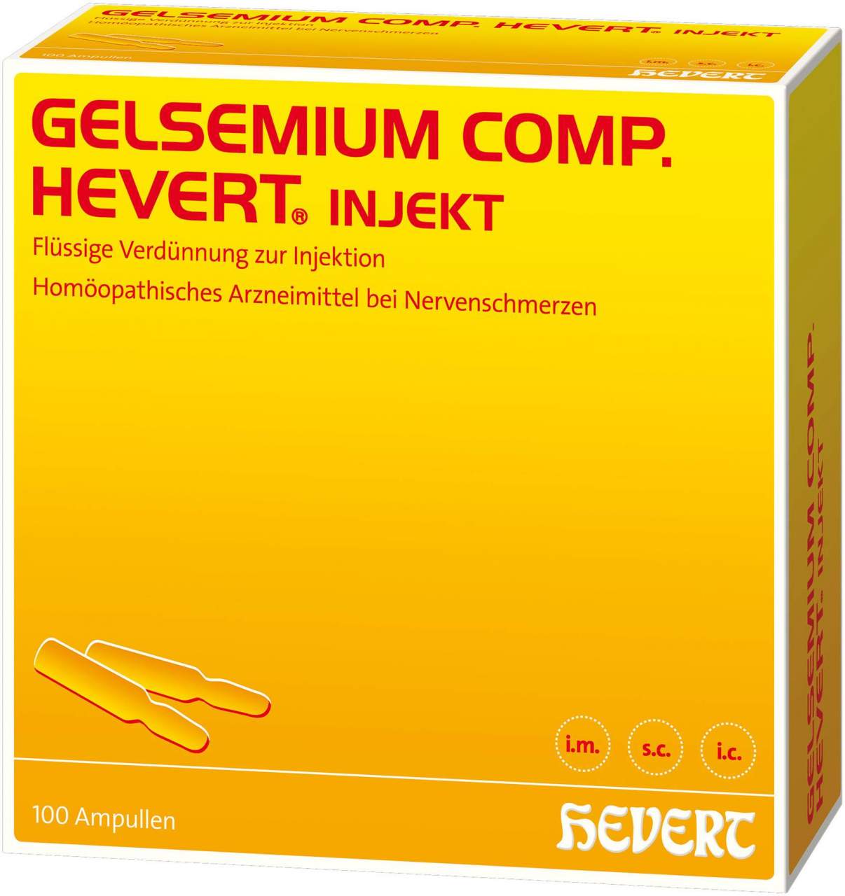 Gelsemium Comp. Hevert Injekt 100 Ampullen