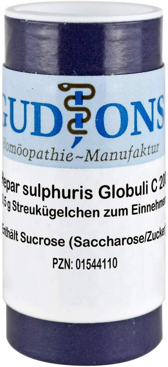 Hepar Sulphuris C 200 Einzeldosis Globuli 0