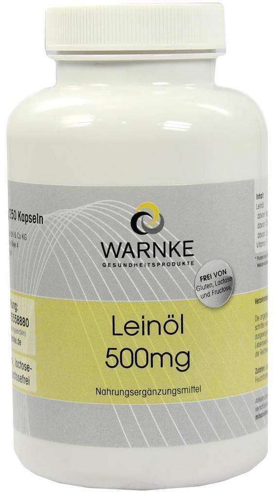 Leinöl 500 mg 250 Kapseln