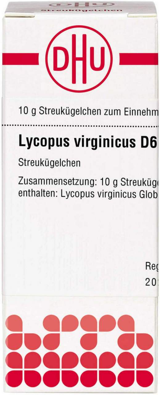 Lycopus Virg. D 6 Globuli