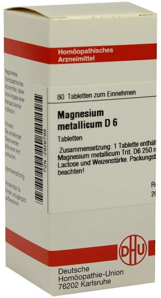 Magnesium Metallicum D6 80 Tabletten