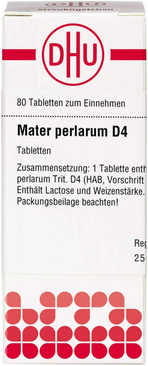 Mater Perlarum D 4 Tabletten