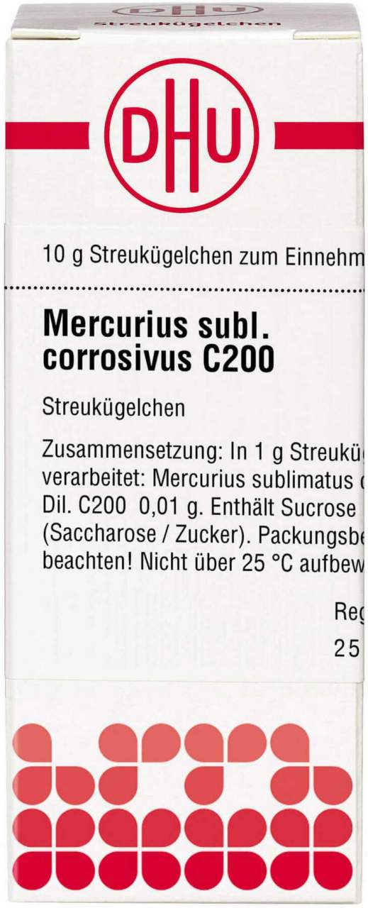 Mercurius Sublimatus Corrosivus C 200 Globuli 10 G