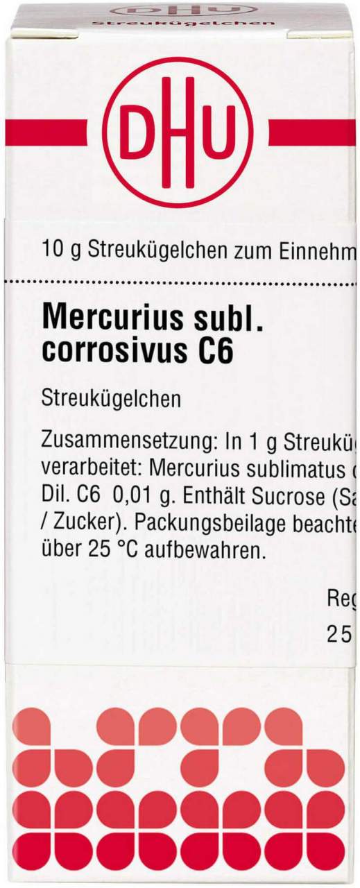 Mercurius Sublimatus Corrosivus C 6 Globuli 10 G