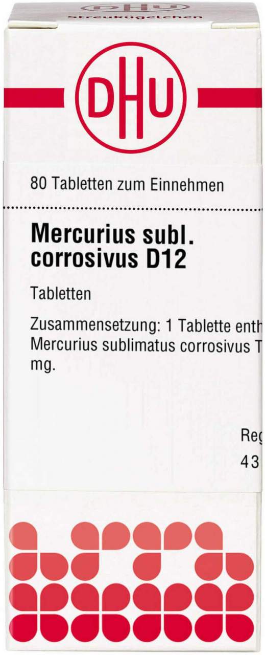 Mercurius Sublimatus Corrosivus D 12 Tabletten 80