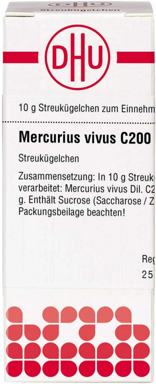 Mercurius Vivus C 200 Globuli 10 G
