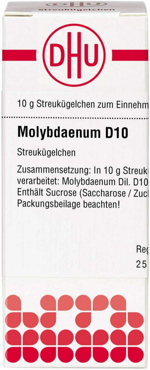Molybdaenum D 10 Globuli 10 G