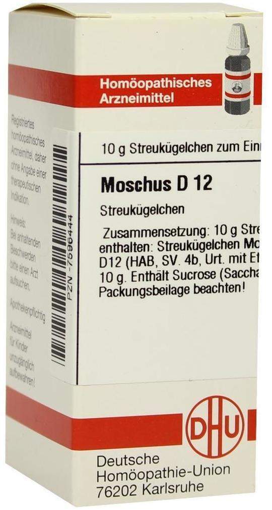 Moschus D 12 Globuli