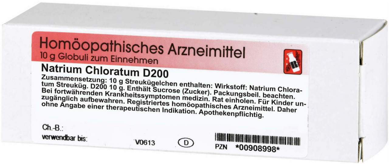 Natrium Chloratum D 200 Globuli 10 G