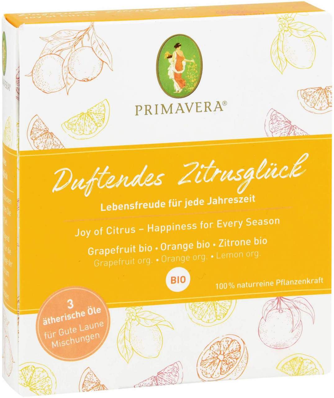 PRIMAVERA Duftendes Zitrusglück Ätherische Öle Set
