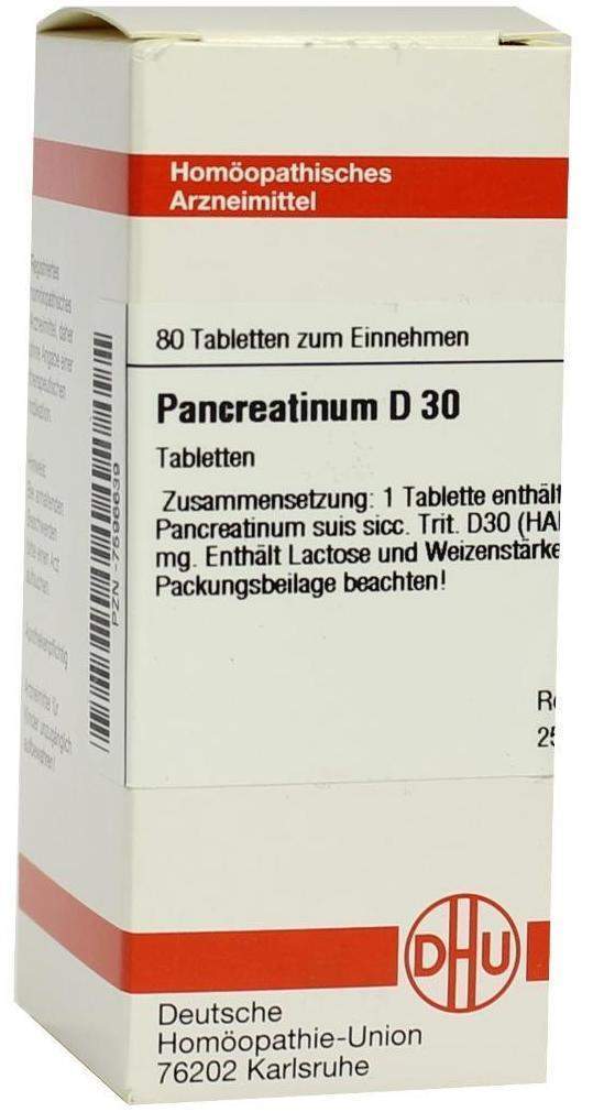 Pancreatinum Suis D 30 Tabletten
