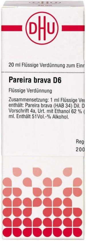 Pareira Brava D 6 Dilution 20 ml
