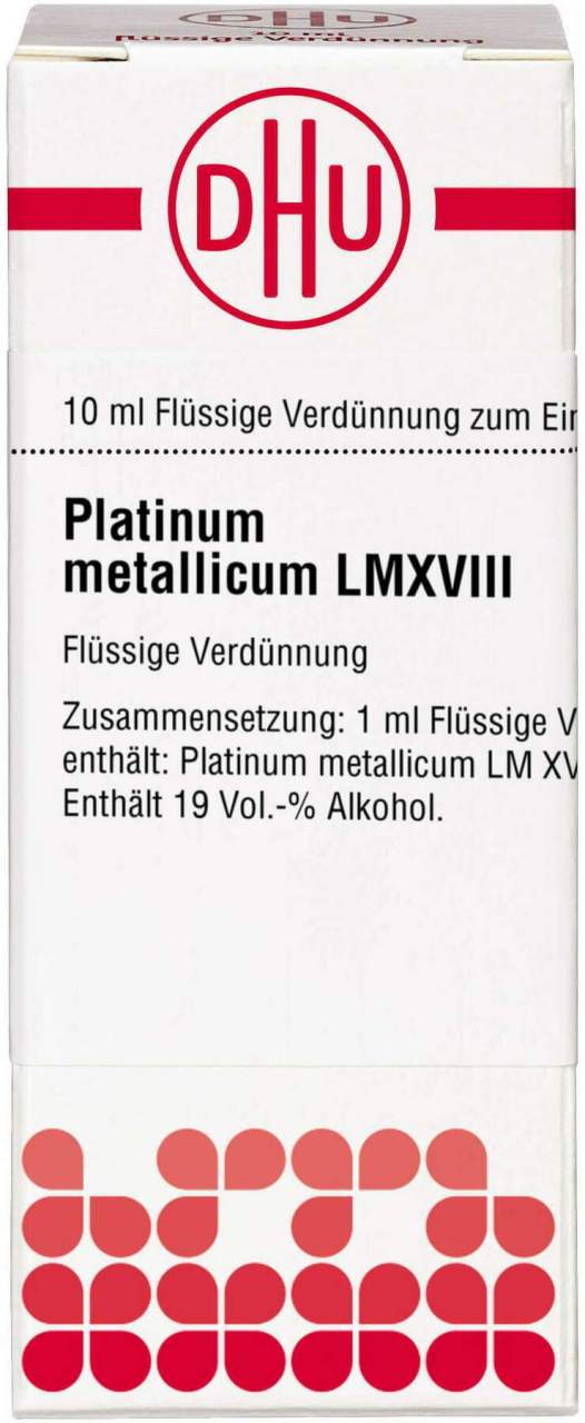 Platinum Metallicum Lm Xviii Dilution 10 ml