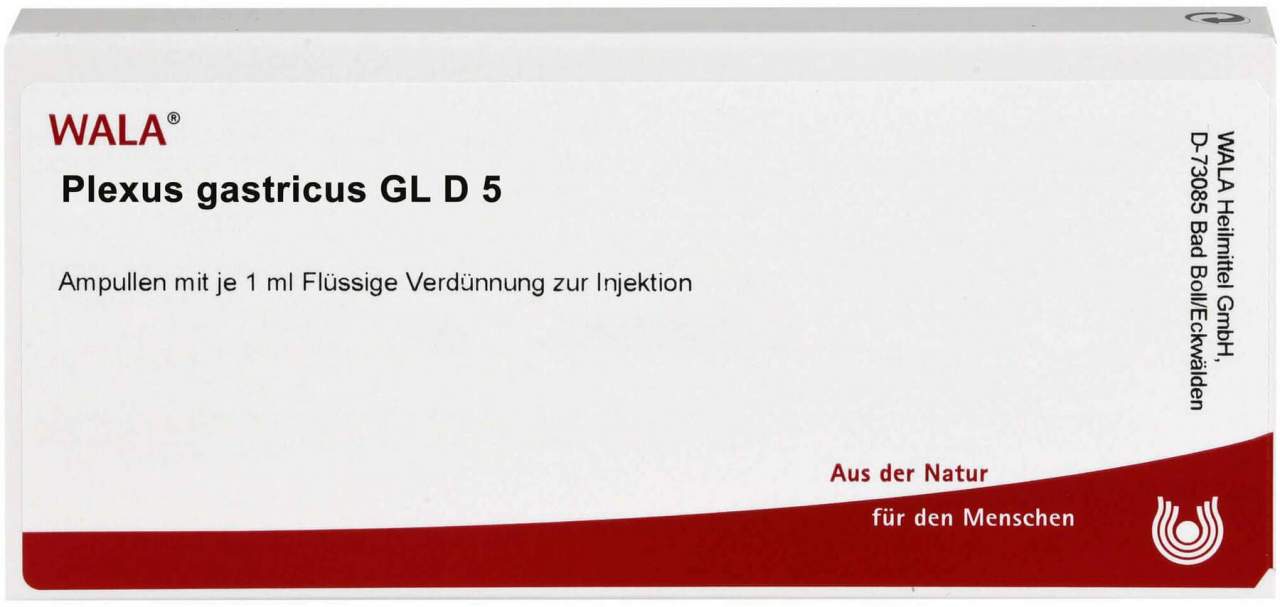 Plexus Gastricus Gl D 5 Ampullen 10 X 1 ml