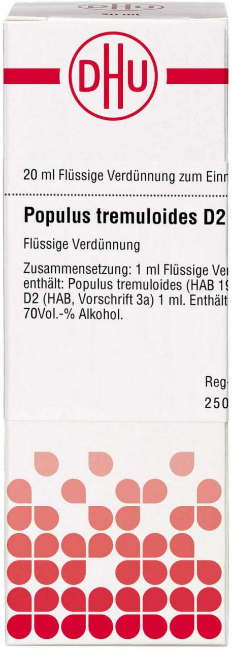 Populus Tremuloides D 2 Dilution 20 ml