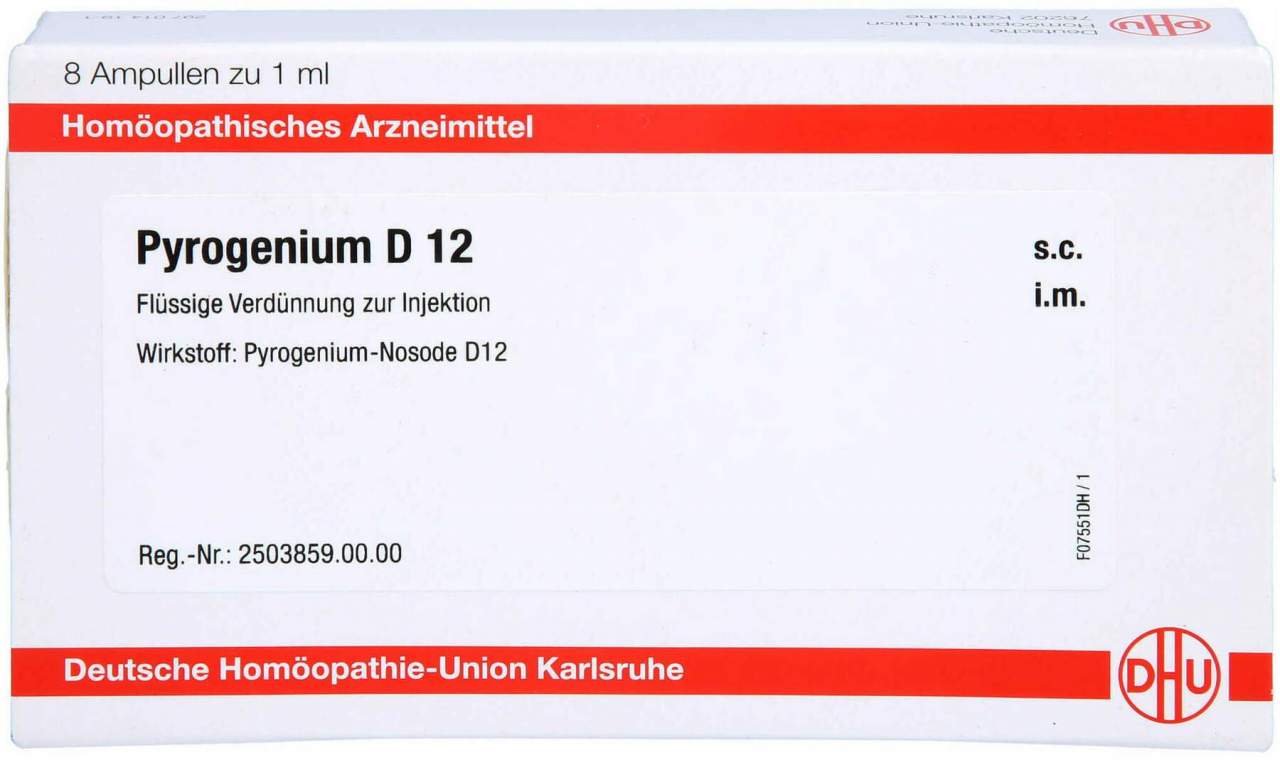 Pyrogenium D 12 Ampullen 8 X 1 ml