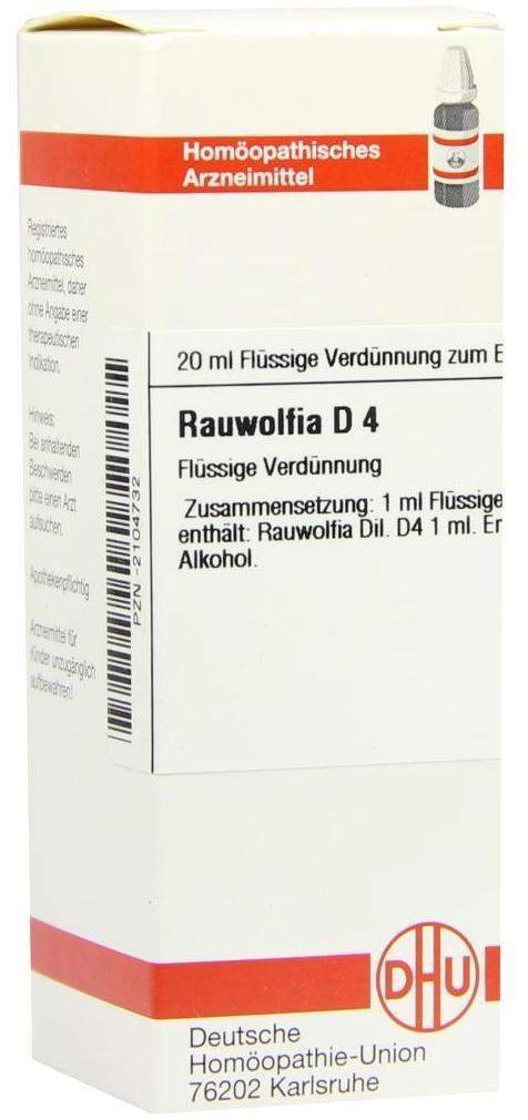 Rauwolfia D4 Dilution 20 ml Dilution