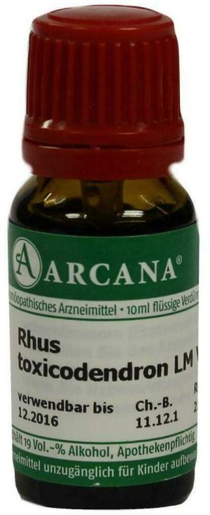 Rhus Toxicodendron Lm 6 Dilution 10 ml