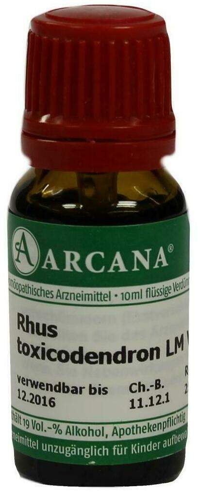Rhus Toxicodendron Lm 6 Dilution 10 ml