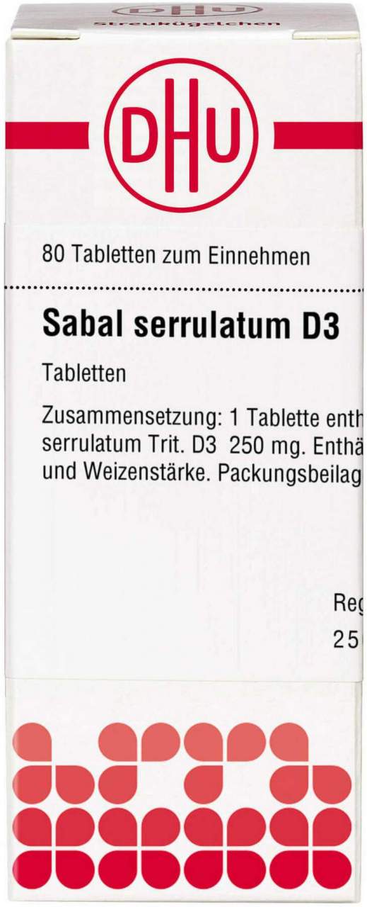 Sabal Serrulatum D 3 80 Tabletten