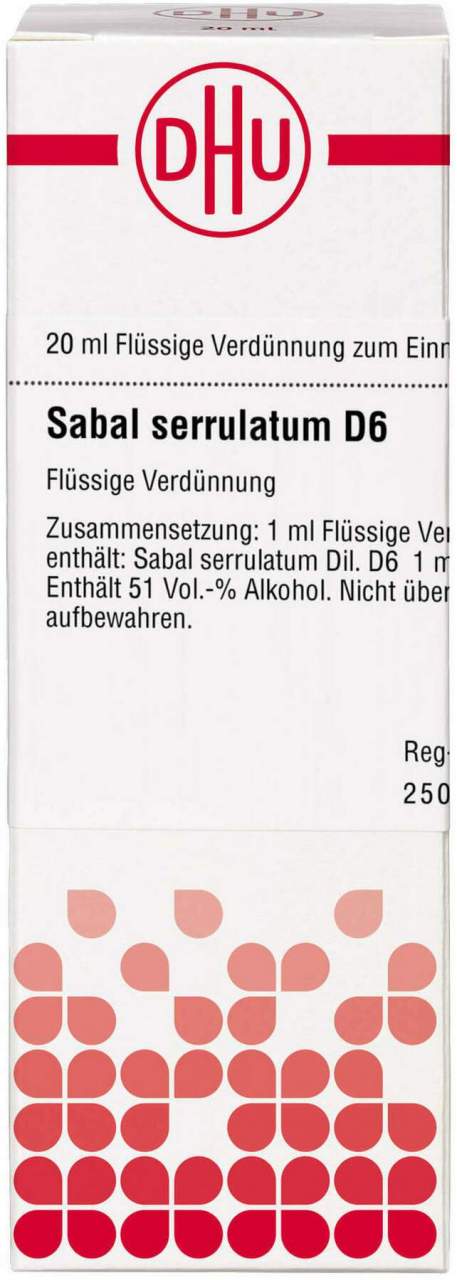 Sabal Serrulatum D 6 Dilution 20 ml