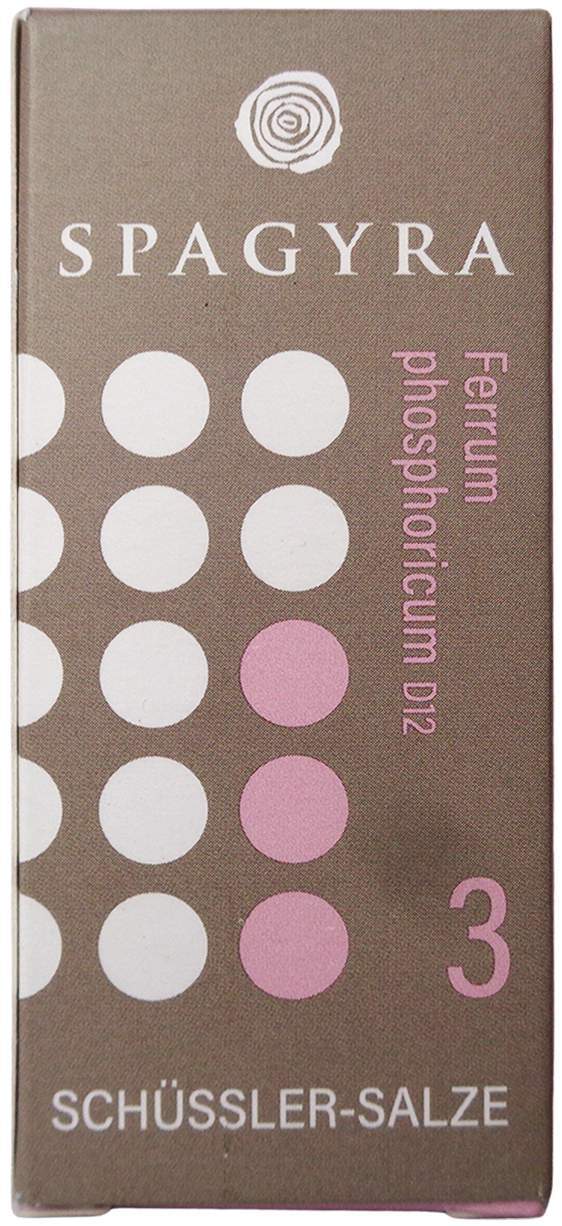 Schüssler Nr.3 Ferrum Phosphoricum D 12 Globuli 10 G