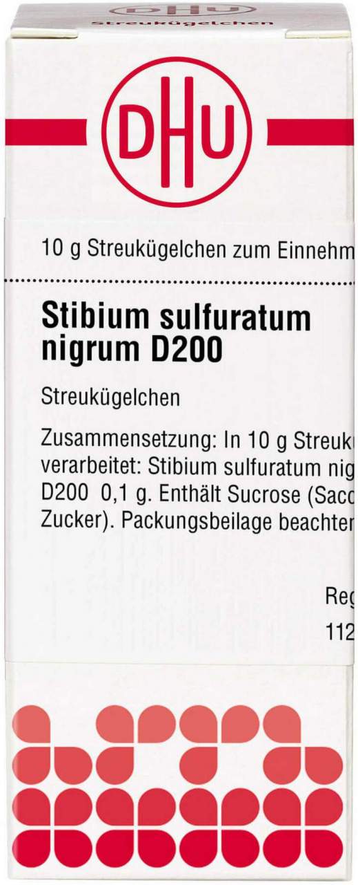 Stibium Sulfuratum Nigrum D 200 Globuli 10 G