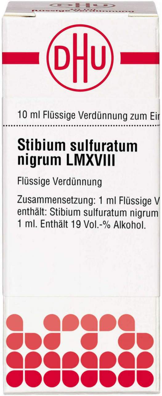 Stibium Sulfuratum Nigrum Lm Xviii Dilution 10 ml