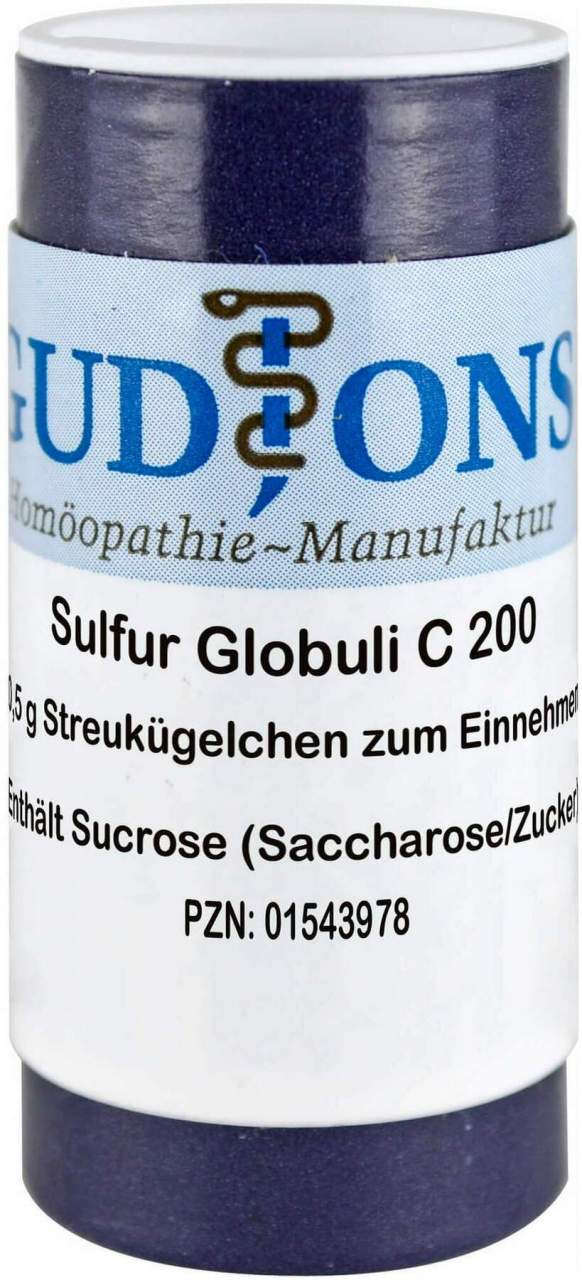 Sulfur C 200 Einzeldosis Globuli 0