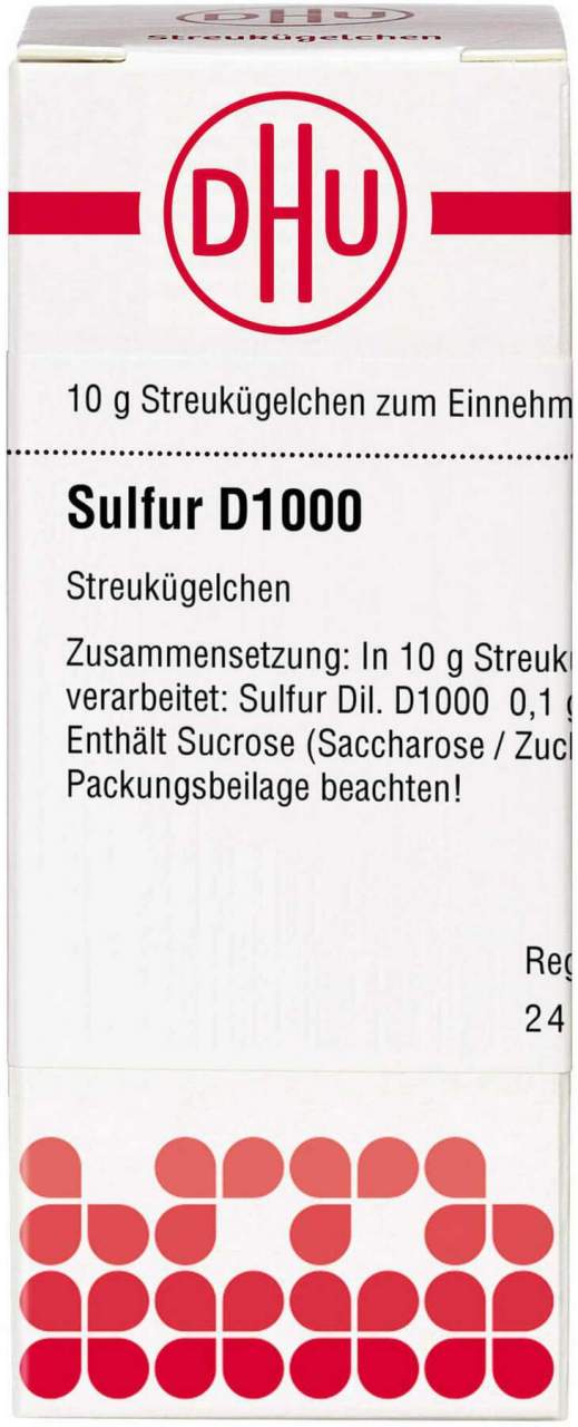 Sulfur D 1000 Globuli 10 G