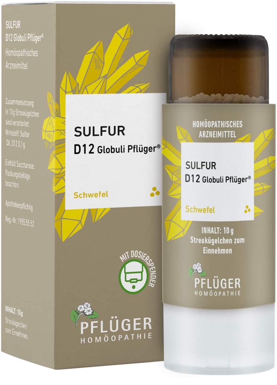 Sulfur D 12 Globuli Pflüger Dosierspender 10 g