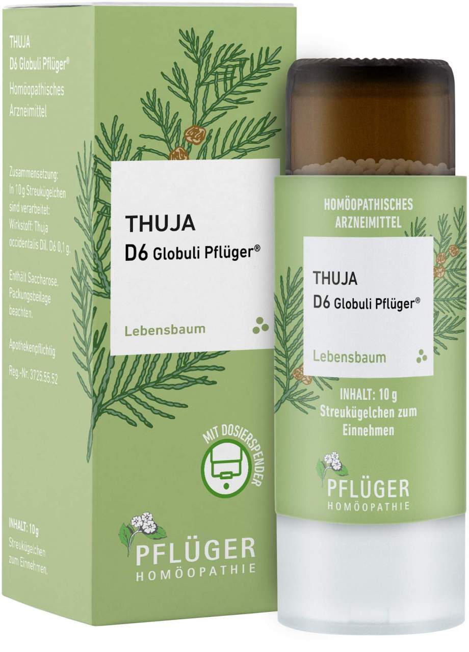 Thuja D6 Globuli Pflüger 10 g